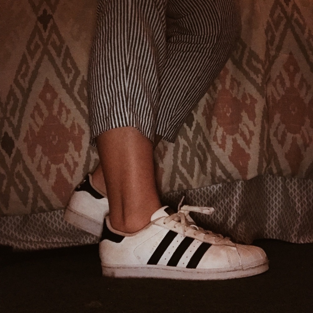 ADIDAS all star white shoes!!